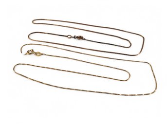 Italian Sterling Silver Necklaces 3.57g