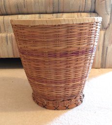Wicker Waste Basket