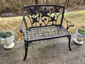 Wrought Iron Bench