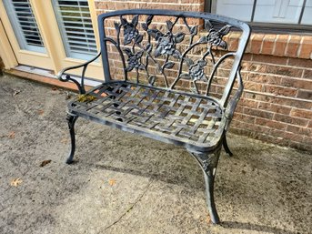 Wrought Iron Bench #2