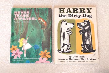 Never Tease A Weasel By Jean Condor Soule Harry The Dirty Dog By Gene Zion