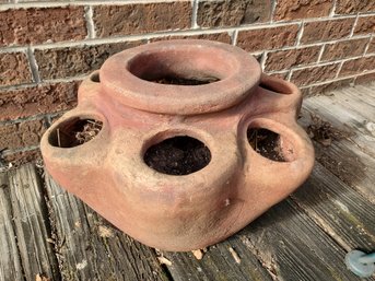 Retro Clay Terra Cotta Strawberry Jar Planter