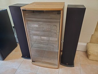 Sony Complete Sound System- Amp, Tuner, CD, Tape, Phonograph 2 Speakers.
