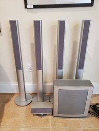 Panasonic Tower Speaker Subwoofer Surround Sound System