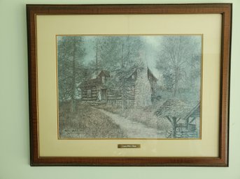 Framed Cabin Print Granny White's House