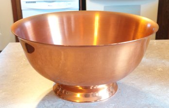 Vintage Coppercraft Guild Copper Pedestal Bowl
