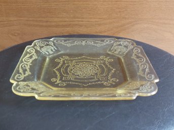 5 Vintage Indiana Lorain Yellow Depression Glass