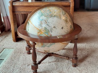 Vintage TVA  Replogle 12' Diameter World Classic Globe Wood Base