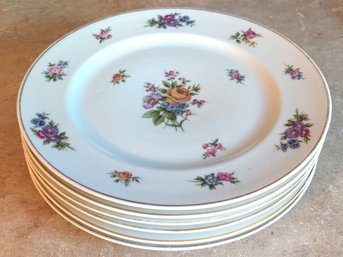 Dinner Plate Vincennes By Charles Ahrenfeldt Roses