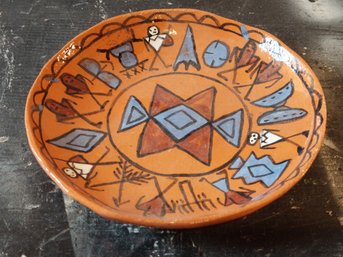 Hand-built Pamunkey Indian Reservation Message Bowl By Laughing Water