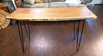 Live Edge Wood Slab, Table Console Table
