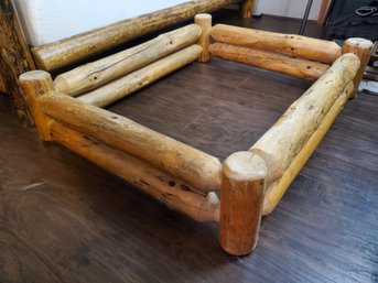 Log Cabin Large Breed Dog Bed Frame