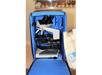 Vintage OLYMPUS CH-2 Binocular Microscope 4x, 10x, 40x, 100x Objectives - BARELY USED!! - Item #149 BSMT