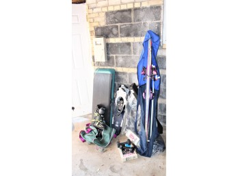 Ski Lot - Snow Shoes, Weights, Air Pump & MORE!! GARAGE Item #218