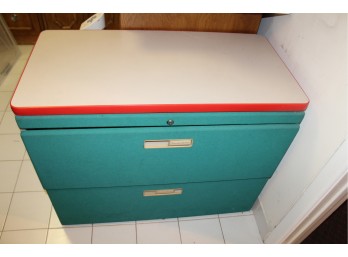 Retro File Cabinet - 2 File Drawers!! BSMT Item #201