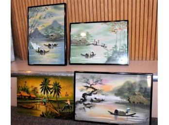 Asian Inspired Artwork - Lot Of 8!! BSMT Item #203