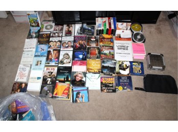 Mixed Lot Of DVD's, Books On CD's, Games, Music, Self Help Discs &MORE!! BDRM2 Item #64