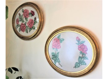 Lot Of 2 Vintage Framed Tapestry Art!! Item #032 LVRM