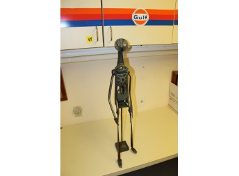 Vintage Luiz Coelho L115 Mason Rustic Sculpture - Made W/ Engine Parts - AUCTION RESULTS!! BSMT Item #94