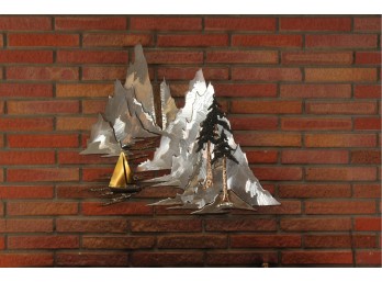 Ross Bendixen Exquisite Metal Wall Art Work - 1976!! BSMT Item #97