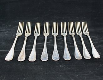 CHRISTOFLE DINNER FORKS (9) - 8' - ITEM #06 B1