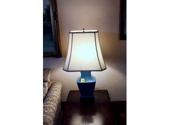 Blue Lamp - WORKS - GOOD CONDITION!! Item #207 LR
