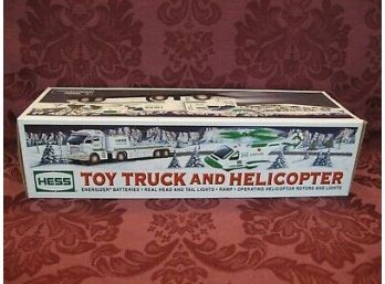 HESS 2006 Toy Truck & Helicopter - TRUCK & HELICOPTER INCLUDED - GOOD CONDITION!! Item #188 BSMT