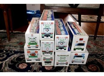 HESS Truck Boxes - Empty - Lot Of 9 - GOOD CONDITION!! Item #197 BSMT
