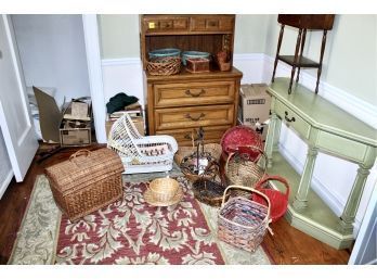 Wicker Baskets In Assorted Sizes - Vintage To New - MIXED LOT!! Item#138 BR3