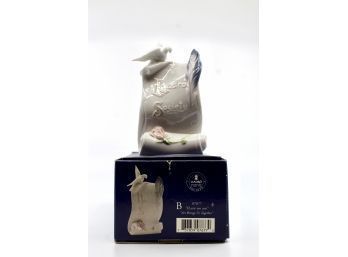 LLADRO No. 7677 - 'Art Brings Us Together' Lladro Society Scroll - NO CRACKS - BOX INCLUDED!! Item #284 LR