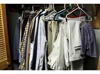 Men's Clothes - Polo, Tommy Hilfiger, Lord & Taylor, Banana Republic & MORE - Left Side Lot!! Item #175 BSMT