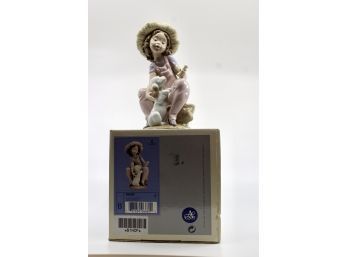 LLADRO No. 6680 - 'Friends Forever' Girl W/ Puppy - NO CRACKS - RETIRED - ORIGINAL BOX INCLUDED!! Item #281 LR