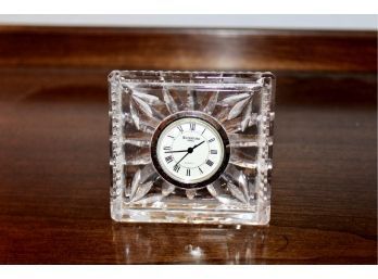 WATERFORD Crystal Clock - GOOD CONDITION!! Item #243 DR