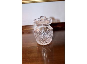 WATERFORD Crystal Sugar Jar - GOOD CONDITION!! Item #242 DR