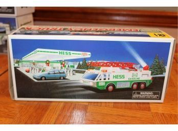 HESS 1996 Emergency Truck - TRUCK INCLUDED  - GOOD CONDITION!! Item #181 BSMT