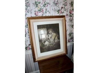 'A Thorne Amidst The Roses' Framed Art Poster - GOOD CONDITION!! Item #145 BR3