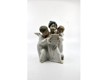 LLADRO No. 4542 'Group Of Angels' - Three Angels Singing - NO CRACKS - RETIRED!! Item #299 LR