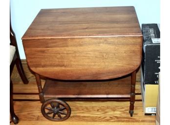 Antique Bar Cart W/ Two 2' Leaves - GOOD CONDITION!! Item #235 DR