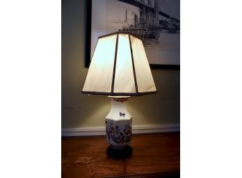 Vintage Brass Base Chinese Lamp! - WORKS - GOOD CONDITION!! Item #164 BR2