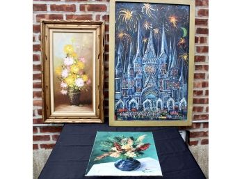 GENNARO CAPAOCHIONE AKA JERRY CAPA - Local Queens Artist - All Original SIGNED Work - LOT OF 3!! Item#115 GAR