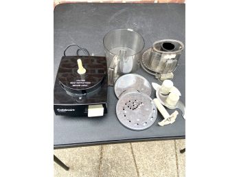 CUISINART Classic Food Processor Mixer W/ 4 Blade Attachments! Item#155 GAR