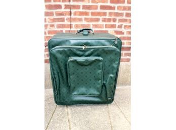 NIKKEN HUGE Suitcase W/ Rolling Wheels - RETRO!! Item#80 GAR