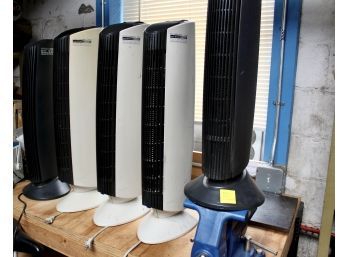 SHARPER IMAGE Iconic Breeze Quadra & Iconic Plus GP Silent Air Purifiers - LOT OF 5!! Item#15 GAR