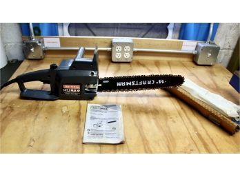 CRAFTSMAN Electric Chain Saw - 14' - Original Manual Included - WORKS!! Item#55 GAR
