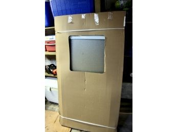 60' Complete Sliding Bathtub Door - Silver Accents - Frosted Glass - NEW IN BOX!! Item#70 GAR