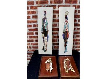 SIGNED & UNSIGNED Amazing Porcelain Wall Art - Porcelain On Wood - TRULY ONE OF A KIND! Item#107 GAR