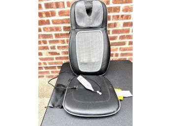 HOMEDIC Full Back & Shoulder Chair Cushion Massager - Heat, Rolling & Shiatsu Options!! Item#156 GAR
