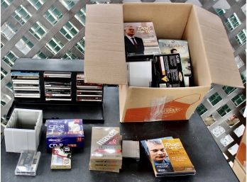 VINTAGE Mixed Lot Of DVDs, VHS Tapes, Cassettes & MORE!! Item#42 GAR