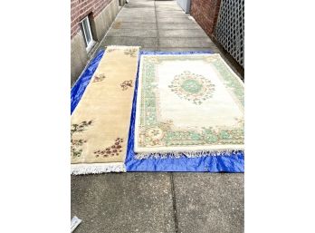 VINTAGE Lot Of Area Rug & Runner!! Item#153 GAR