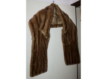 VINTAGE Fur Shawl - MONOGRAMED! Item#134 RM2
